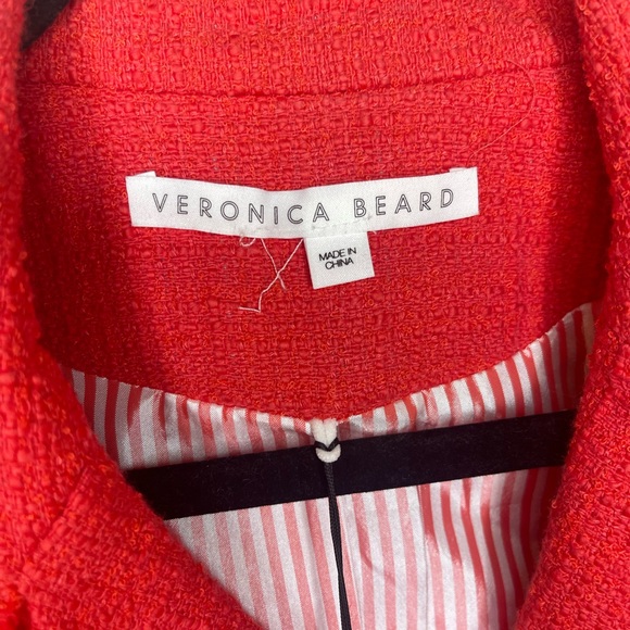 Veronica Beard Nayeli Dickey Jacket Blazer in Watermelon Sz 10 NEW - Picture 3 of 8
